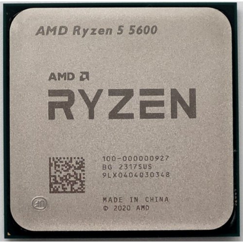 Процессор AMD Ryzen 5 5600 3.5(4.4)GHz 32MB sAM4 Tray (100-000000927) (Восстановлено продавцом, 841175) купить в Украине: Киев, Днепр, Харьков, Одесса  | Проверка совместимости, низкая цена, отзывы, характеристики от TELEMART фото