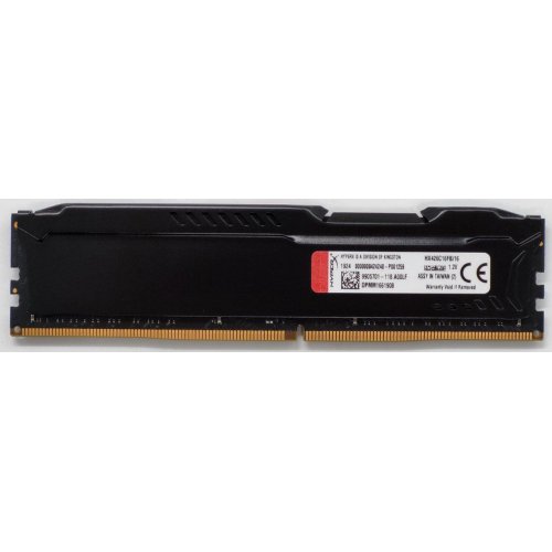 Озу HyperX DDR4 16GB 2666Mhz Fury Black (HX426C16FB/16) (Восстановлено продавцом, 841180) купить в Украине: Киев, Днепр, Харьков, Одесса  | Проверка совместимости, низкая цена, отзывы, характеристики от TELEMART фото