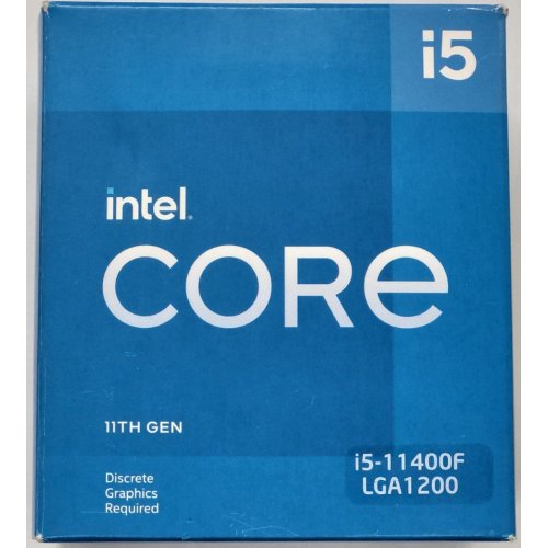 Процесор Intel Core i5-11400F 2.6(4.4)Hz 12MB s1200 Box (BX8070811400F) (Відновлено продавцем, 841182) купити в Україні: Київ, Львів, Хмельницький, Тернопіль, Івано-Франківськ | Перевірка сумісності, низька ціна, відгуки, характеристики від TELEMART фото