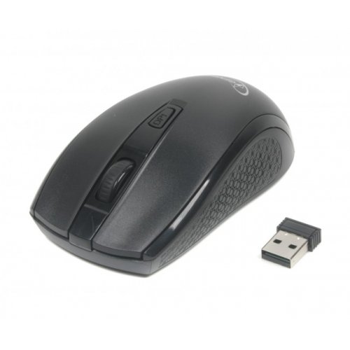Купити Миша Gembird MUSW-107 Black - ціна в Києві, Львові, Вінниці, Хмельницькому, Франківську, Україні | інтернет-магазин TELEMART.UA фото