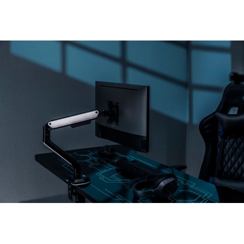 Уценка кронштейн для монитора HEXO Gaming RGB (HXG-702R) Black/White (Вскрытая упаковка, 841230) купить в Украине: Киев, Днепр, Харьков, Одесса  | Низкая цена, отзывы, характеристики от TELEMART фото