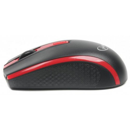 Купити Миша Gembird MUSW-107 Black/Red - ціна в Києві, Львові, Вінниці, Хмельницькому, Франківську, Україні | інтернет-магазин TELEMART.UA фото