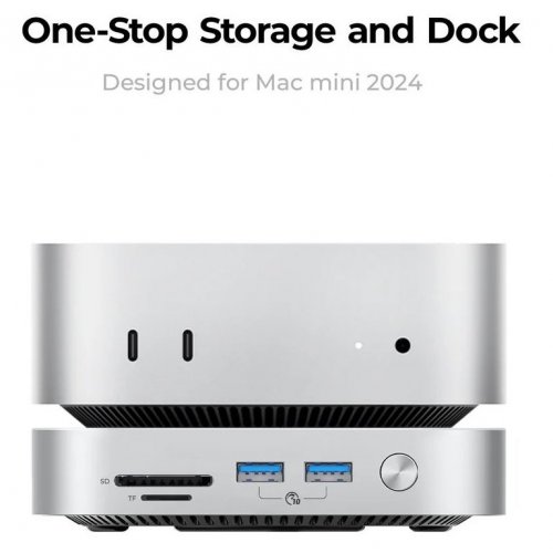 Уценка usb-хаб ORICO M49P 9 in 1 Dock with M.2 SSD Enclosure (ORICO-M49P-EU-SV-BP) Silver (Вскрытая упаковка, 841251) купить в Украине: Киев, Днепр, Харьков, Одесса  | Низкая цена, отзывы, характеристики от TELEMART фото