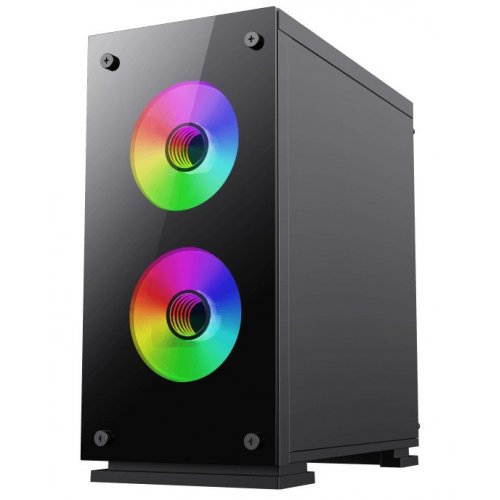 Корпус GAMEMAX M65 Tempered Glass без БЖ Black (Відновлено продавцем, 841265) купити в Україні: Київ, Львів, Хмельницький, Тернопіль, Івано-Франківськ | Перевірка сумісності, низька ціна, відгуки, характеристики від TELEMART фото
