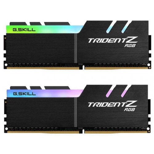 Уценка озу G.Skill DDR4 32GB (2x16GB) 3200Mhz Trident Z RGB (F4-3200C16D-32GTZR) (Следы использования, 841380) купить в Украине: Киев, Днепр, Харьков, Одесса  | Проверка совместимости, низкая цена, отзывы, характеристики от TELEMART фото