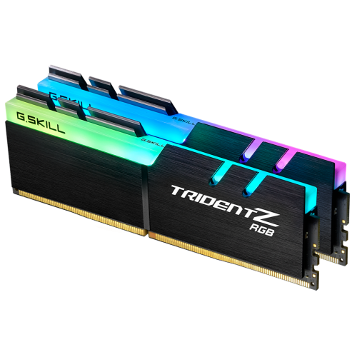 Уценка озу G.Skill DDR4 32GB (2x16GB) 3200Mhz Trident Z RGB (F4-3200C16D-32GTZR) (Следы использования, 841380) купить в Украине: Киев, Днепр, Харьков, Одесса  | Проверка совместимости, низкая цена, отзывы, характеристики от TELEMART фото