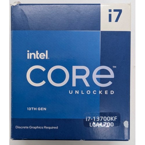 Процессор Intel Core i7-13700KF 3.4(5.4)GHz 30MB s1700 Box (BX8071513700KF) (Восстановлено продавцом, 841387) купить в Украине: Киев, Днепр, Харьков, Одесса  | Проверка совместимости, низкая цена, отзывы, характеристики от TELEMART фото