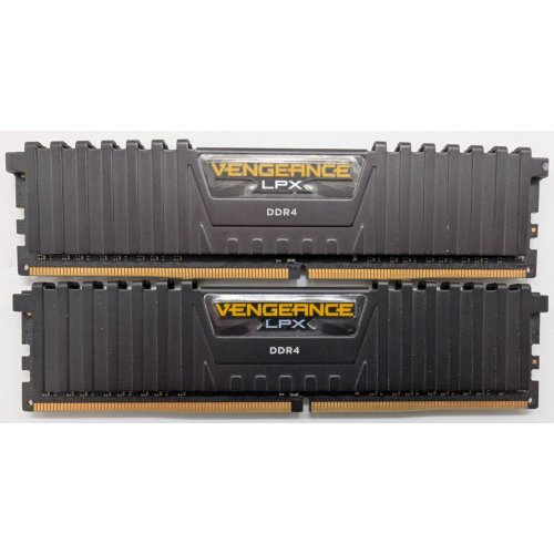 Озу Corsair DDR4 16GB (2x8GB) 3600Mhz Vengeance LPX Black (CMK16GX4M2B3600C18) (Восстановлено продавцом, 841462) купить в Украине: Киев, Днепр, Харьков, Одесса  | Проверка совместимости, низкая цена, отзывы, характеристики от TELEMART фото