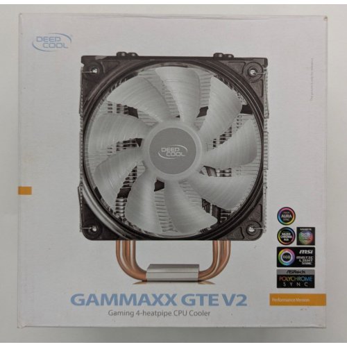 Кулер Deepcool GAMMAXX GTE V2 (DP-MCH4-GMX-GTE-V2BK) Black (Восстановлено продавцом, 841465) купить в Украине: Киев, Днепр, Харьков, Одесса  | Проверка совместимости, низкая цена, отзывы, характеристики от TELEMART фото