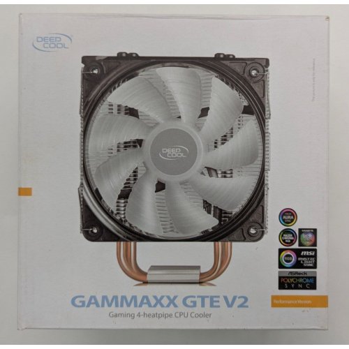 Кулер Deepcool GAMMAXX GTE V2 RGB (DP-MCH4-GMX-GTEV2) (Відновлено продавцем, 841465) купити в Україні: Київ, Львів, Хмельницький, Тернопіль, Івано-Франківськ | Перевірка сумісності, низька ціна, відгуки, характеристики від TELEMART фото