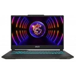 Ноутбук MSI Cyborg 15 (A13UDX-2246XUA) Translucent Black / 15.6″ (1920x1080, IPS) / Intel Core i7-13620H (3.6–4.9 ГГц), 10 ядер / NVIDIA GeForce RTX 3050 / 16 ГБ (DDR5) / 1024 ГБ (SSD) / Без ОС