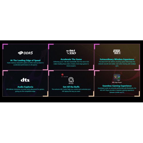 Ноутбук MSI Cyborg 15 (B13WFKG-659XUA) Translucent Black купить в Украине: Киев, Днепр, Харьков, Одесса  | Низкая цена, отзывы, характеристики от TELEMART фото