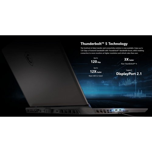 Ноутбук MSI Vector 16 HX AI (A2XWJG-691XUA) Cosmos Gray купить в Украине: Киев, Днепр, Харьков, Одесса  | Низкая цена, отзывы, характеристики от TELEMART фото