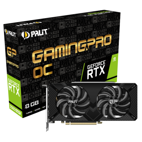 Відеокарта Palit GeForce RTX 2060 Super GamingPro OC 8192MB (NE6206SS19P2-1062A) (Відновлено продавцем, 841668) купити в Україні: Київ, Львів, Хмельницький, Тернопіль, Івано-Франківськ | Перевірка сумісності, низька ціна, відгуки, характеристики від TELEMART фото