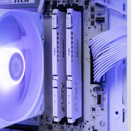 Компьютер Dragon Lucky Snow Powered_by MSI (RTX 5080 + R7 7700-WH) White купить в Украине: Киев, Днепр, Харьков, Одесса  | Низкая цена, отзывы, характеристики от TELEMART фото