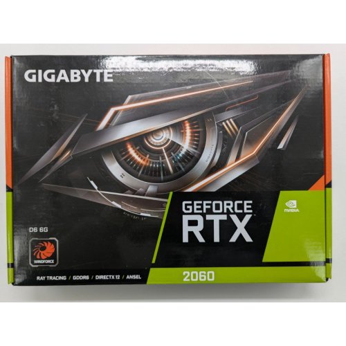 Видеокарта Gigabyte GeForce RTX 2060 D6 6144MB (GV-N2060D6-6GD) (Восстановлено продавцом, 841713) купить в Украине: Киев, Днепр, Харьков, Одесса  | Проверка совместимости, низкая цена, отзывы, характеристики от TELEMART фото