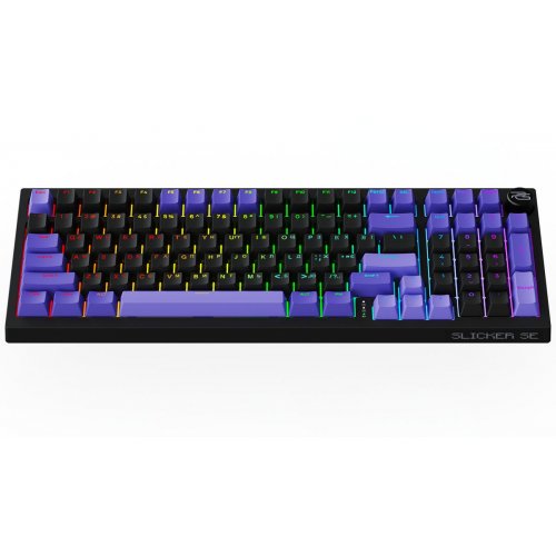 Клавіатура Proove Gaming Slicker Special Edition RGB Huano Kobe Wireless (WKSLSE022401) Black/Purple купити в Україні: Київ, Львів, Хмельницький, Тернопіль, Івано-Франківськ | Низька ціна, відгуки, характеристики від TELEMART фото
