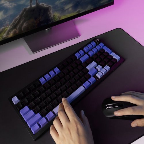 Клавіатура Proove Gaming Slicker Special Edition RGB Huano Kobe Wireless (WKSLSE022401) Black/Purple купити в Україні: Київ, Львів, Хмельницький, Тернопіль, Івано-Франківськ | Низька ціна, відгуки, характеристики від TELEMART фото