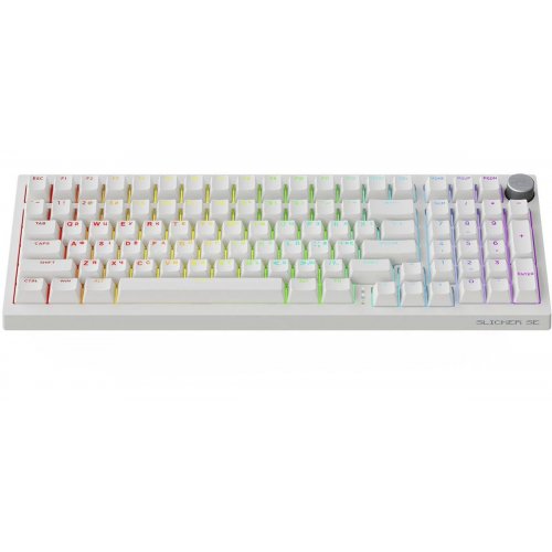 Клавиатура Proove Gaming Slicker Special Edition RGB Huano Kobe Wireless (WKSLSE022402) White купить в Украине: Киев, Днепр, Харьков, Одесса  | Низкая цена, отзывы, характеристики от TELEMART фото