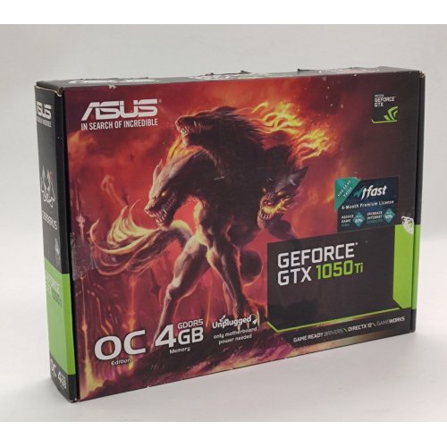 Відеокарта Asus GeForce GTX 1050 Ti Expedition OC 4096MB (EX-GTX1050TI-O4G) (Відновлено продавцем, 841812) купити в Україні: Київ, Львів, Хмельницький, Тернопіль, Івано-Франківськ | Перевірка сумісності, низька ціна, відгуки, характеристики від TELEMART фото