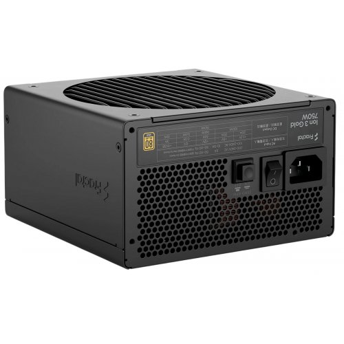 Блок питания Fractal Design Ion 3 Gold 750W (FD-P-IA3G-750-EU) Black купить в Украине: Киев, Днепр, Харьков, Одесса  | Проверка совместимости, низкая цена, отзывы, характеристики от TELEMART фото