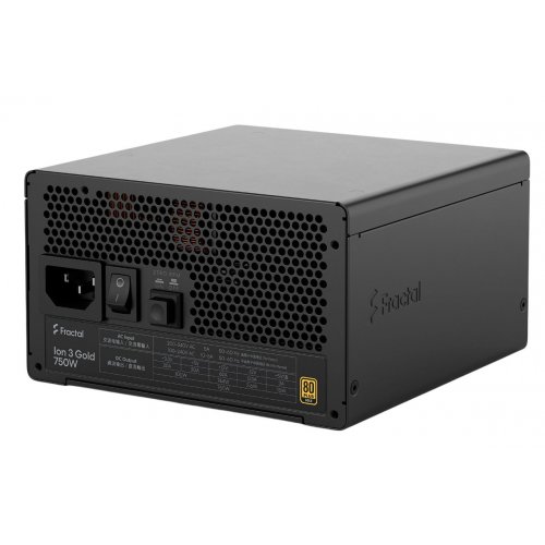 Блок питания Fractal Design Ion 3 Gold 750W (FD-P-IA3G-750-EU) Black купить в Украине: Киев, Днепр, Харьков, Одесса  | Проверка совместимости, низкая цена, отзывы, характеристики от TELEMART фото