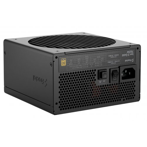 Блок питания Fractal Design Ion 3 Gold 750W (FD-P-IA3G-750-EU) Black купить в Украине: Киев, Днепр, Харьков, Одесса  | Проверка совместимости, низкая цена, отзывы, характеристики от TELEMART фото