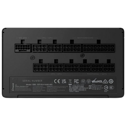 Блок питания Fractal Design Ion 3 Gold 850W (FD-P-IA3G-850-EU) Black купить в Украине: Киев, Днепр, Харьков, Одесса  | Проверка совместимости, низкая цена, отзывы, характеристики от TELEMART фото