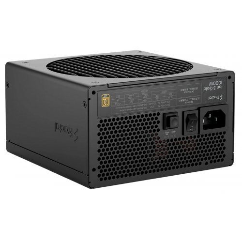 Блок питания Fractal Design Ion 3 Gold 1000W (FD-P-IA3G-100-EU) Black купить в Украине: Киев, Днепр, Харьков, Одесса  | Проверка совместимости, низкая цена, отзывы, характеристики от TELEMART фото