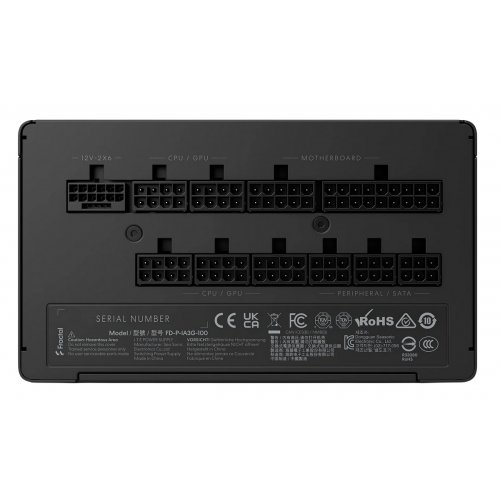 Блок питания Fractal Design Ion 3 Gold 1000W (FD-P-IA3G-100-EU) Black купить в Украине: Киев, Днепр, Харьков, Одесса  | Проверка совместимости, низкая цена, отзывы, характеристики от TELEMART фото