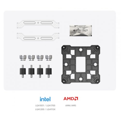 Кулер ID-Cooling SE-214-XT V2 ARGB (SE-214-XT V2 ARGB) купить в Украине: Киев, Днепр, Харьков, Одесса  | Проверка совместимости, низкая цена, отзывы, характеристики от TELEMART фото