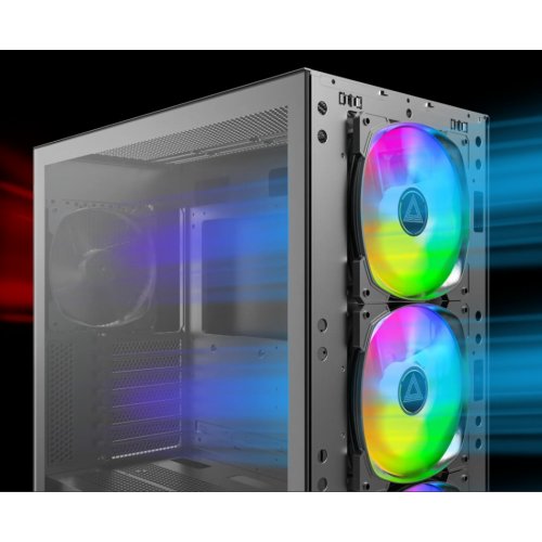 Набор кулеров Montech HP140 ARGB PWM 3 in 1 Black купить в Украине: Киев, Днепр, Харьков, Одесса  | Проверка совместимости, низкая цена, отзывы, характеристики от TELEMART фото