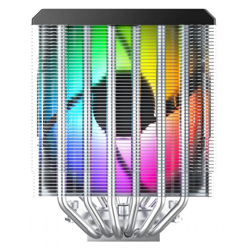 Кулер Montech NX600 ARGB Black купить в Украине: Киев, Днепр, Харьков, Одесса  | Проверка совместимости, низкая цена, отзывы, характеристики от TELEMART фото