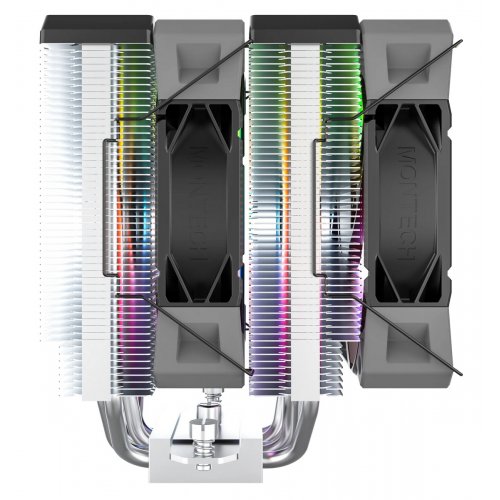 Кулер Montech NX600 ARGB Black купить в Украине: Киев, Днепр, Харьков, Одесса  | Проверка совместимости, низкая цена, отзывы, характеристики от TELEMART фото