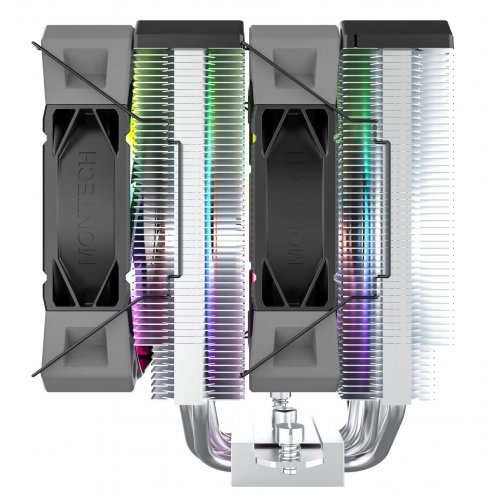 Кулер Montech NX600 ARGB Black купить в Украине: Киев, Днепр, Харьков, Одесса  | Проверка совместимости, низкая цена, отзывы, характеристики от TELEMART фото