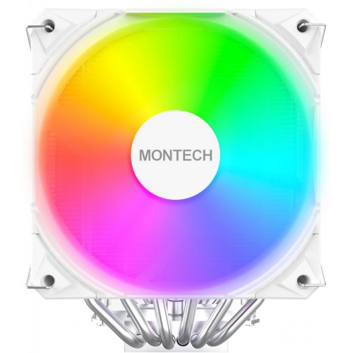 Кулер Montech NX600 ARGB White купить в Украине: Киев, Днепр, Харьков, Одесса  | Проверка совместимости, низкая цена, отзывы, характеристики от TELEMART фото