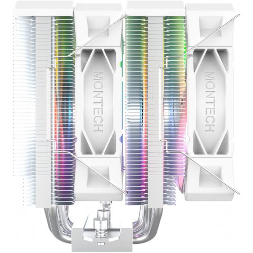 Кулер Montech NX600 ARGB White купить в Украине: Киев, Днепр, Харьков, Одесса  | Проверка совместимости, низкая цена, отзывы, характеристики от TELEMART фото