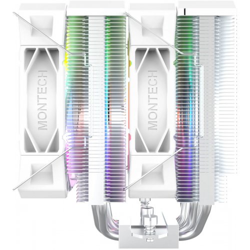 Кулер Montech NX600 ARGB White купить в Украине: Киев, Днепр, Харьков, Одесса  | Проверка совместимости, низкая цена, отзывы, характеристики от TELEMART фото