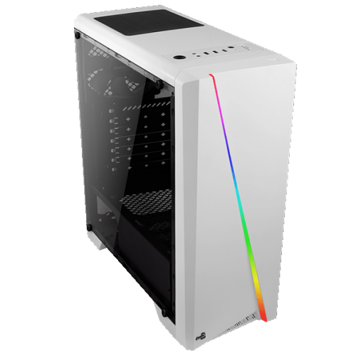 Корпус Aerocool Cylon RGB Tempered Glass без БП (ACCM-PV10013.21) White (Восстановлено продавцом, 842095) купить в Украине: Киев, Днепр, Харьков, Одесса  | Проверка совместимости, низкая цена, отзывы, характеристики от TELEMART фото