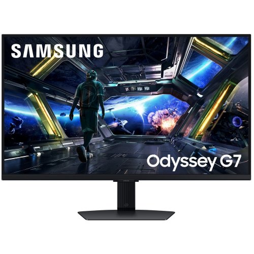 Монітор Samsung 32” Odyssey G7 (LS32DG700EIXUA) Black (Відновлено продавцем, 842117) купити в Україні: Київ, Львів, Хмельницький, Тернопіль, Івано-Франківськ | Низька ціна, відгуки, характеристики від TELEMART фото