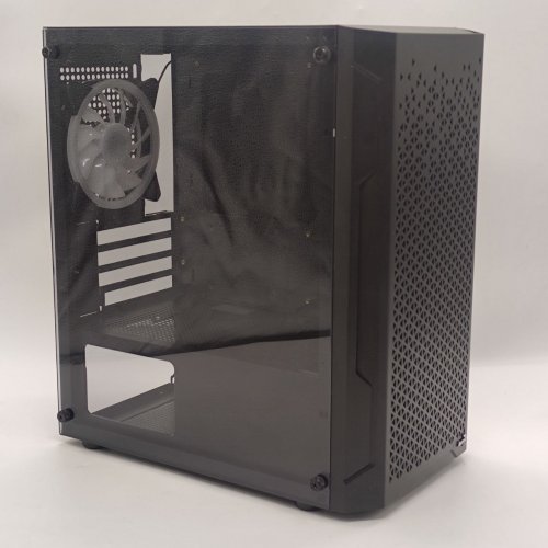 Корпус Aerocool Trinity Mini FRGB Tempered Glass без БП (ACCS-PV32033.11) Black (Восстановлено продавцом, 842119) купить в Украине: Киев, Днепр, Харьков, Одесса  | Проверка совместимости, низкая цена, отзывы, характеристики от TELEMART фото