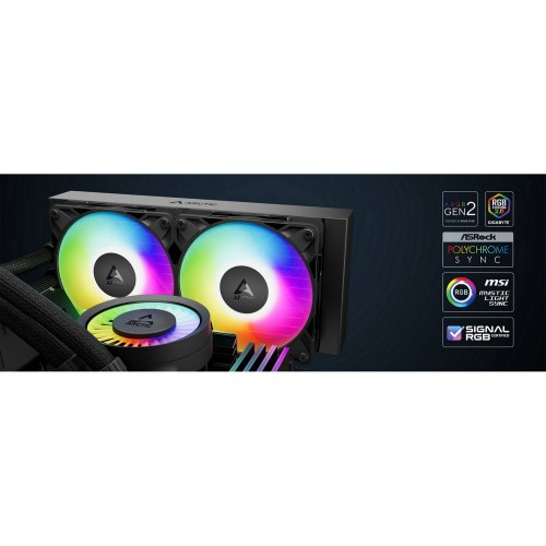 Уценка готовая сво Arctic Liquid Freezer III Pro 280 A-RGB (ACFRE00183A) Black (Следы использования, 842126) купить в Украине: Киев, Днепр, Харьков, Одесса  | Проверка совместимости, низкая цена, отзывы, характеристики от TELEMART фото
