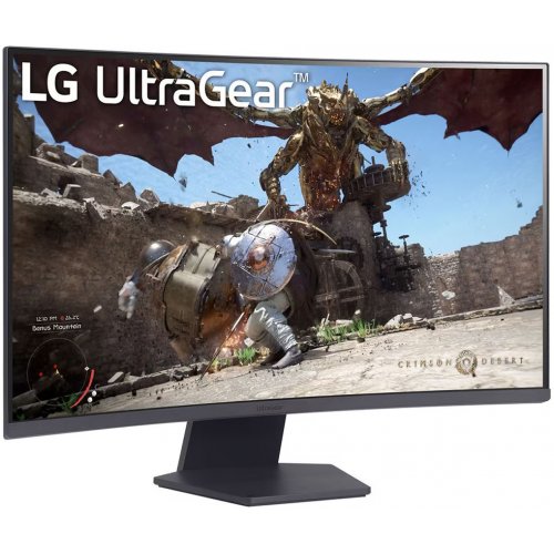 Монітор LG 31.5" UltraGear 32GS60QC-B Black (Відновлено продавцем, 842149) купити в Україні: Київ, Львів, Хмельницький, Тернопіль, Івано-Франківськ | Низька ціна, відгуки, характеристики від TELEMART фото