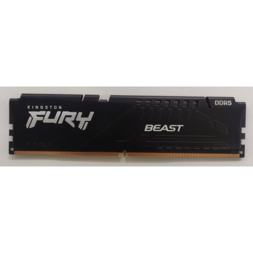 Озп Kingston DDR5 8GB 5600MHz FURY Beast Black (KF556C40BB-8) (Відновлено продавцем, 842150) купити в Україні: Київ, Львів, Хмельницький, Тернопіль, Івано-Франківськ | Перевірка сумісності, низька ціна, відгуки, характеристики від TELEMART фото