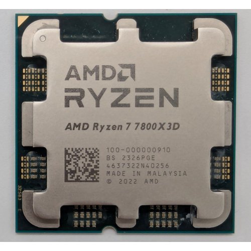 Процессор AMD Ryzen 7 7800X3D 4.2(5.0)GHz 96MB sAM5 Box (100-100000910WOF) (Восстановлено продавцом, 842167) купить в Украине: Киев, Днепр, Харьков, Одесса  | Проверка совместимости, низкая цена, отзывы, характеристики от TELEMART фото