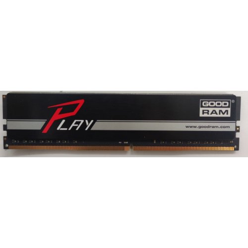 Озп GoodRAM DDR4 8GB 2133Mhz Play Black (GY2133D464L15S/8G) (Відновлено продавцем, 842180) купити в Україні: Київ, Львів, Хмельницький, Тернопіль, Івано-Франківськ | Перевірка сумісності, низька ціна, відгуки, характеристики від TELEMART фото