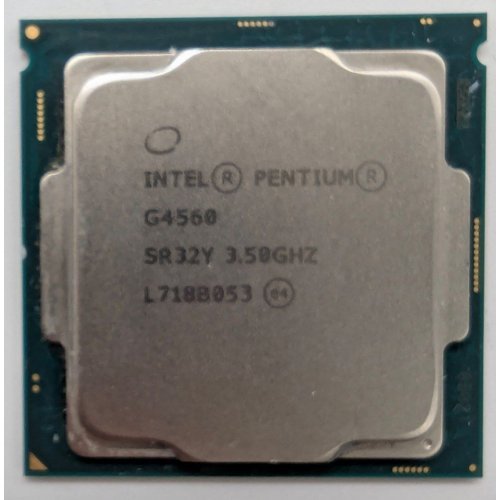 Процесор Intel Pentium G4560 3.5GHz 3MB s1151 Tray (CM8067702867064) (Відновлено продавцем, 842184) купити в Україні: Київ, Львів, Хмельницький, Тернопіль, Івано-Франківськ | Перевірка сумісності, низька ціна, відгуки, характеристики від TELEMART фото