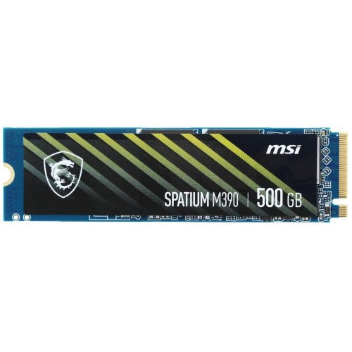 Ssd-диск MSI SPATIUM M390 3D NAND 500GB M.2 (2280 PCI-E) NVMe (S78-440K170-P83) (Восстановлено продавцом, 842185) купить в Украине: Киев, Днепр, Харьков, Одесса  | Проверка совместимости, низкая цена, отзывы, характеристики от TELEMART фото