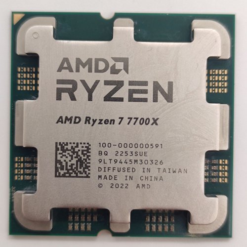 Процессор AMD Ryzen 7 7700X 4.5(5.4)GHz 32MB sAM5 Tray (100-000000591) (Восстановлено продавцом, 842187) купить в Украине: Киев, Днепр, Харьков, Одесса  | Проверка совместимости, низкая цена, отзывы, характеристики от TELEMART фото