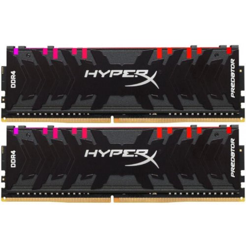 Озу HyperX DDR4 32GB (2x16GB) 3200Mhz Predator RGB (HX432C16PB3AK2/32) (Восстановлено продавцом, 842202) купить в Украине: Киев, Днепр, Харьков, Одесса  | Проверка совместимости, низкая цена, отзывы, характеристики от TELEMART фото